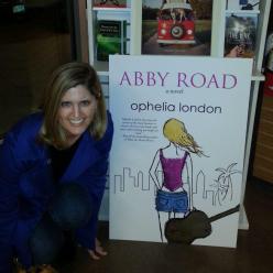 OL with Abby Road poster